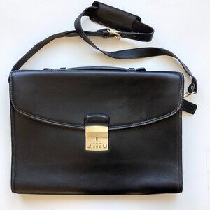 EUC Vintage Coach 5358 Hamilton Portfolio bag Black L5F-5358
